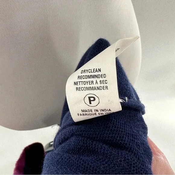 Conditions apply Anthropologie Bedford sweater M blue python cashmere Blend - Picture 12 of 14